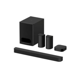 Sony Bravia Theatre System 6(HT-S60) Real 5.1ch 1000W,Dolby Atmos/DTS:X Soundbar Home Theatre with Powerful subwoofer & Wireless Rear Speakers