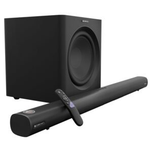 Zebronics 900 Watts Soundbar, 7.1.2 CH, Dolby Atmos, 12" Wireless Subwoofer, Home Theatre, Bluetooth v5.3, TV eARC